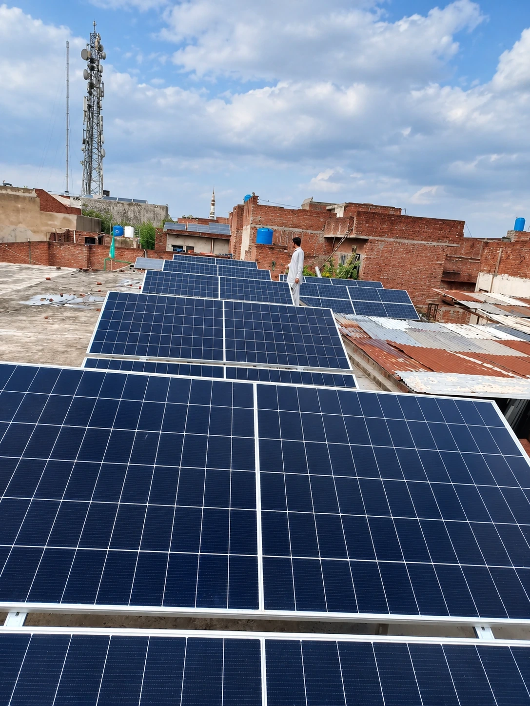 Solar panel installation by Power Energy